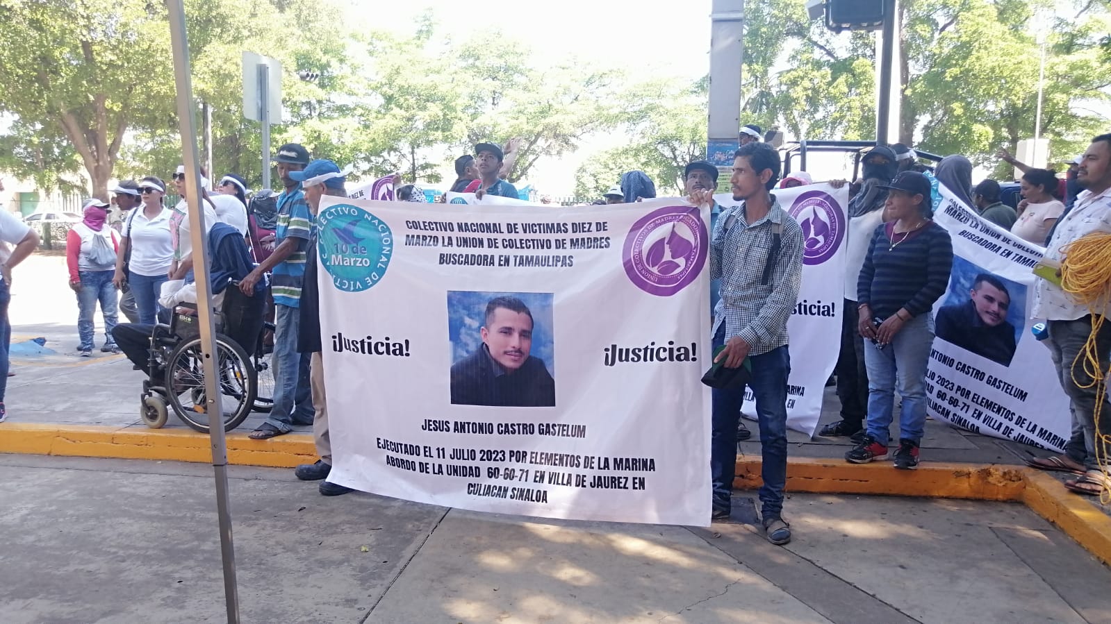 Realizan concentración en Culiacán para exigir justicia para joven