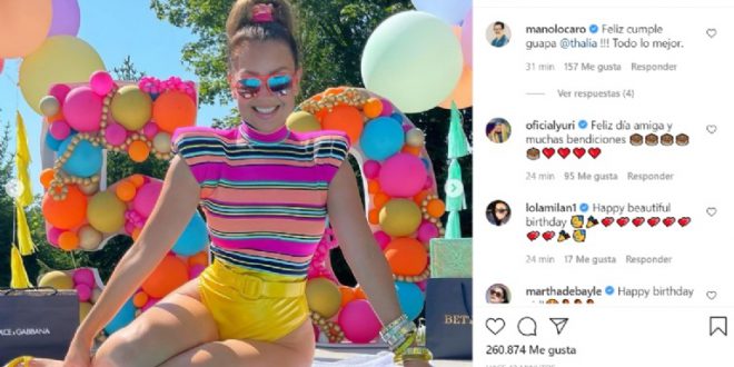  Arrasando con la vida! Thalía celebra su cumpleaños   – Cafe Negro Portal