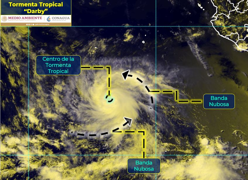 Tropical Storm “Darby” formed in the Pacific Ocean – Cafe Negro Portal